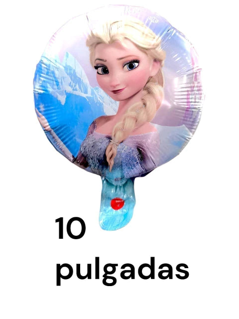 GLOBO DE 10 PULGADAS FROZEN X50 UNIDADES