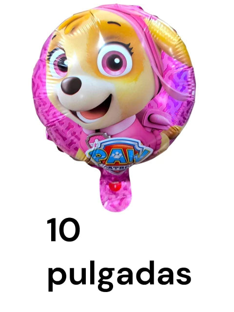 globo redondo skye de 10 pulgadas x50 unidades