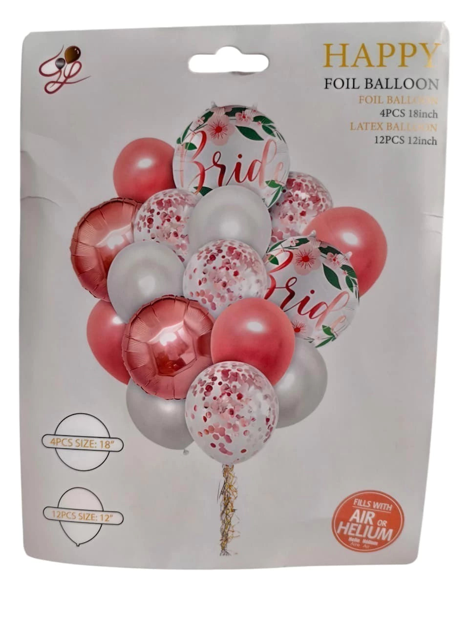 CL3-PACK DE GLOBOS LATEX X 16 UNIDAD DE 12 PULGADAS
