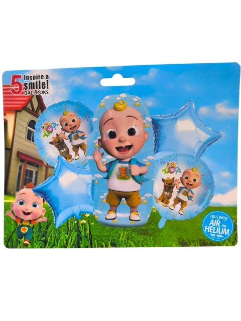SET X5 UNIDAD DE GLOBOS COCOMELON
