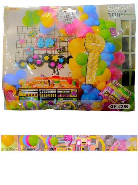 SET DE GLOBOS COMPLETO MICROFONO