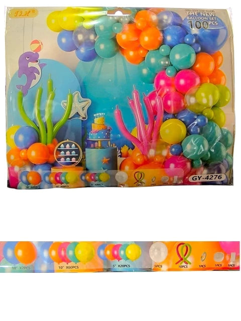 SET DE GLOBOS COMPLETO ACUATICO