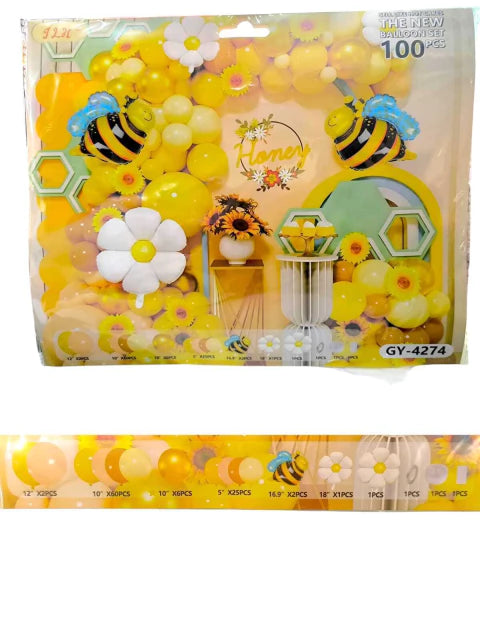 SET DE GLOBOS COMPLETO ABEJAS