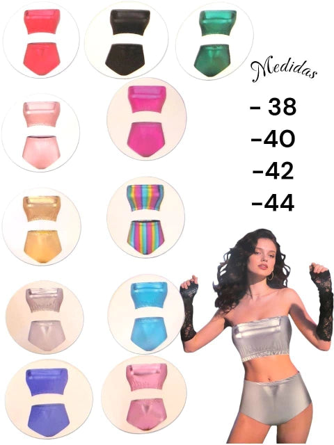 conjunto femenino hot pants