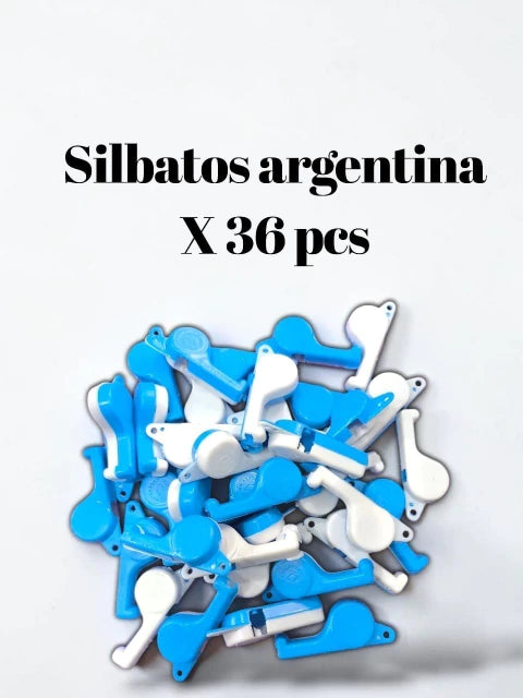 silbatos x36 pcs de argetina