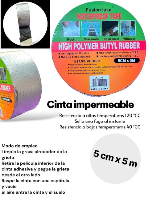 cinta impermeable de 5 m