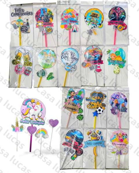topper personajes ( elegir modelos)